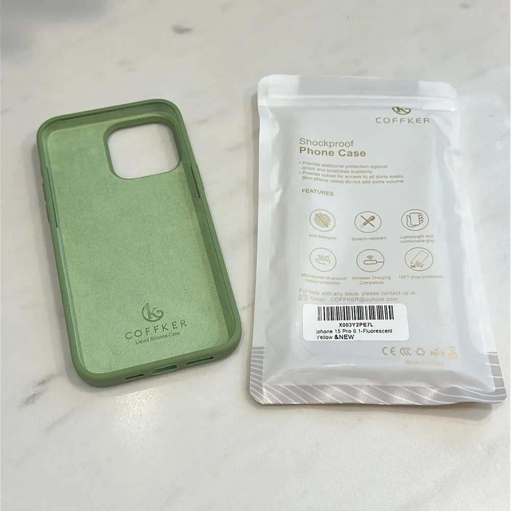Coffker NWT IPhone 15 pro Shockproof Phone Case